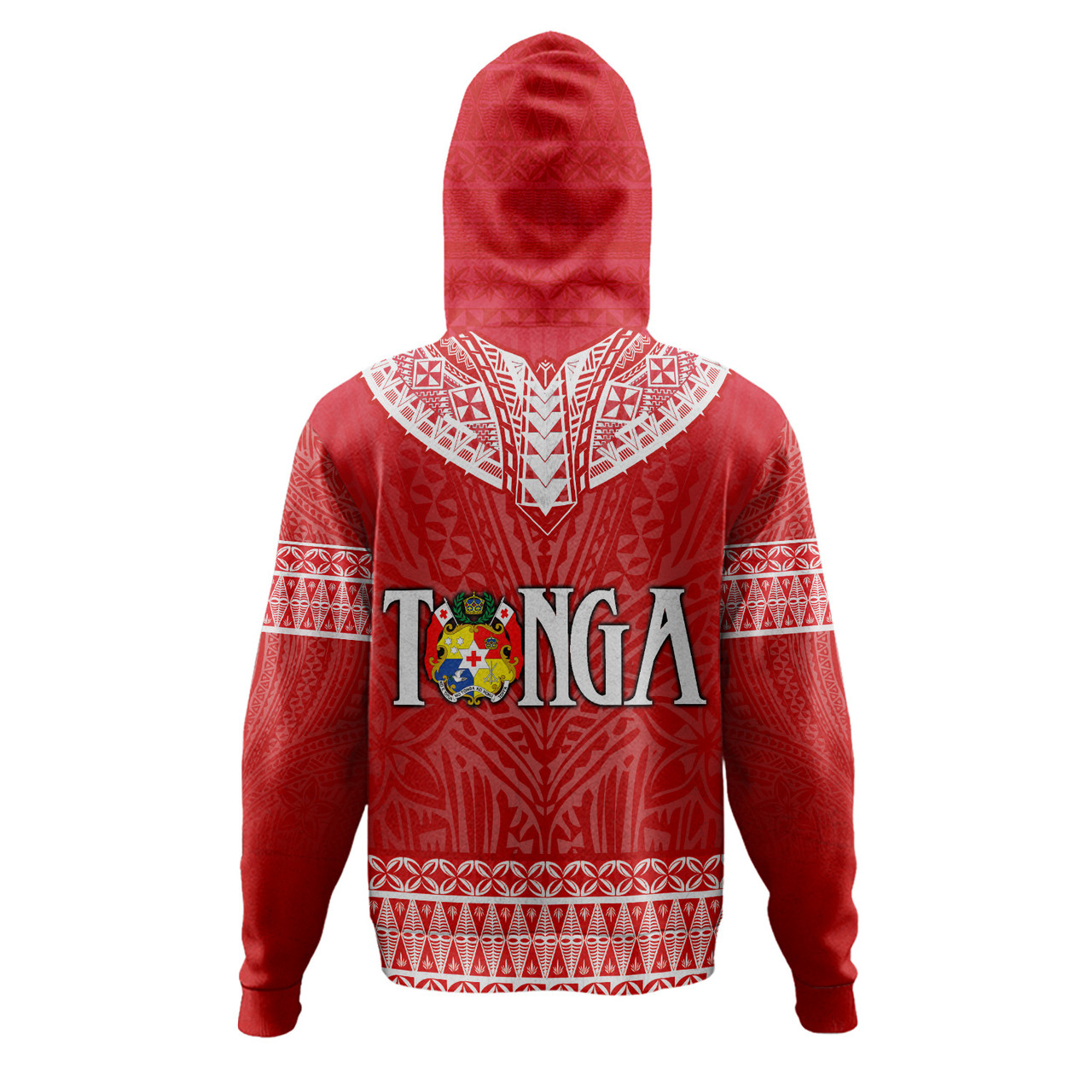 Tonga Custom Personalised Hoodie Happy National Day