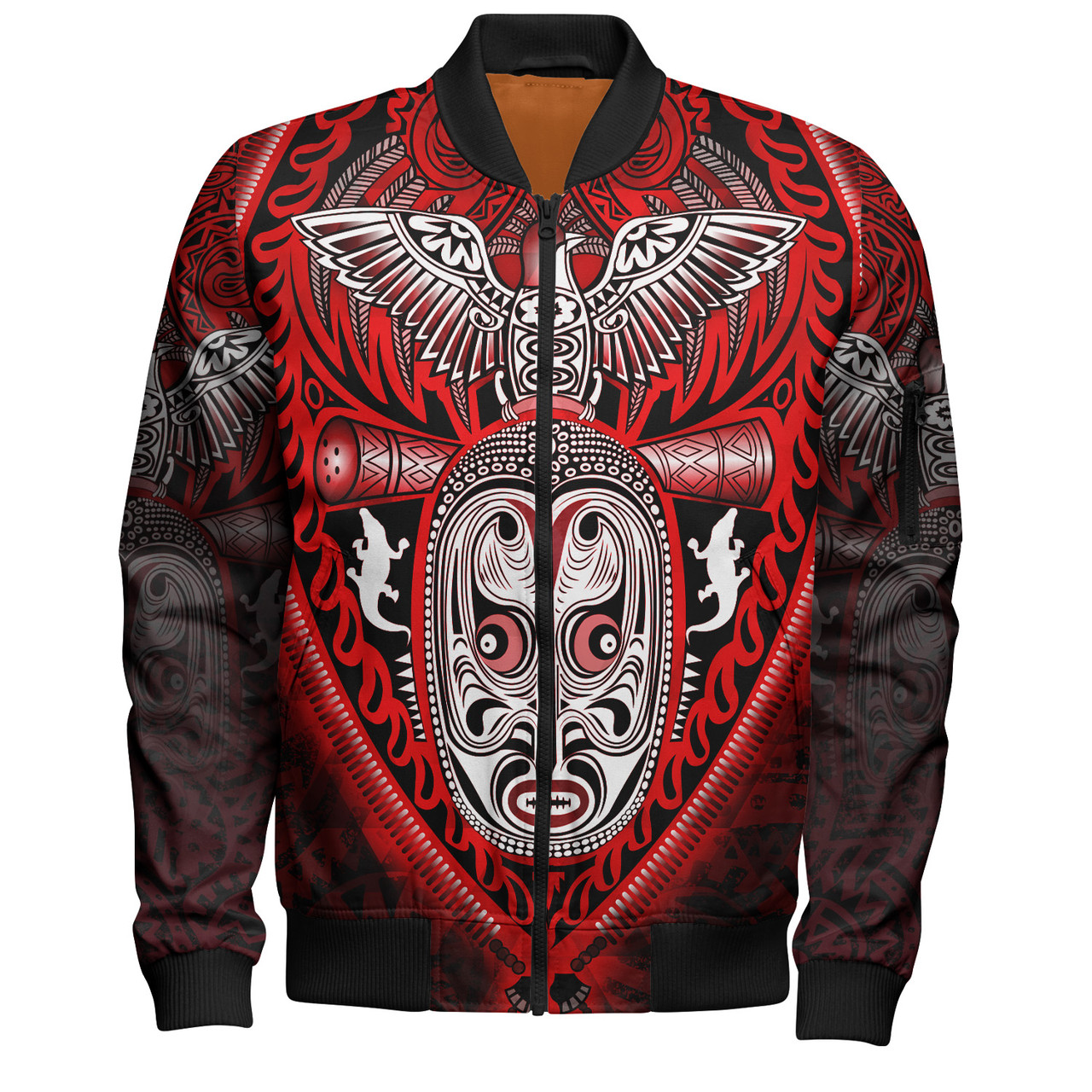 Papua New Guinea Bomber Jacket Bird Of Paradise Papua New Guinea Tribal Tattoo Patterns