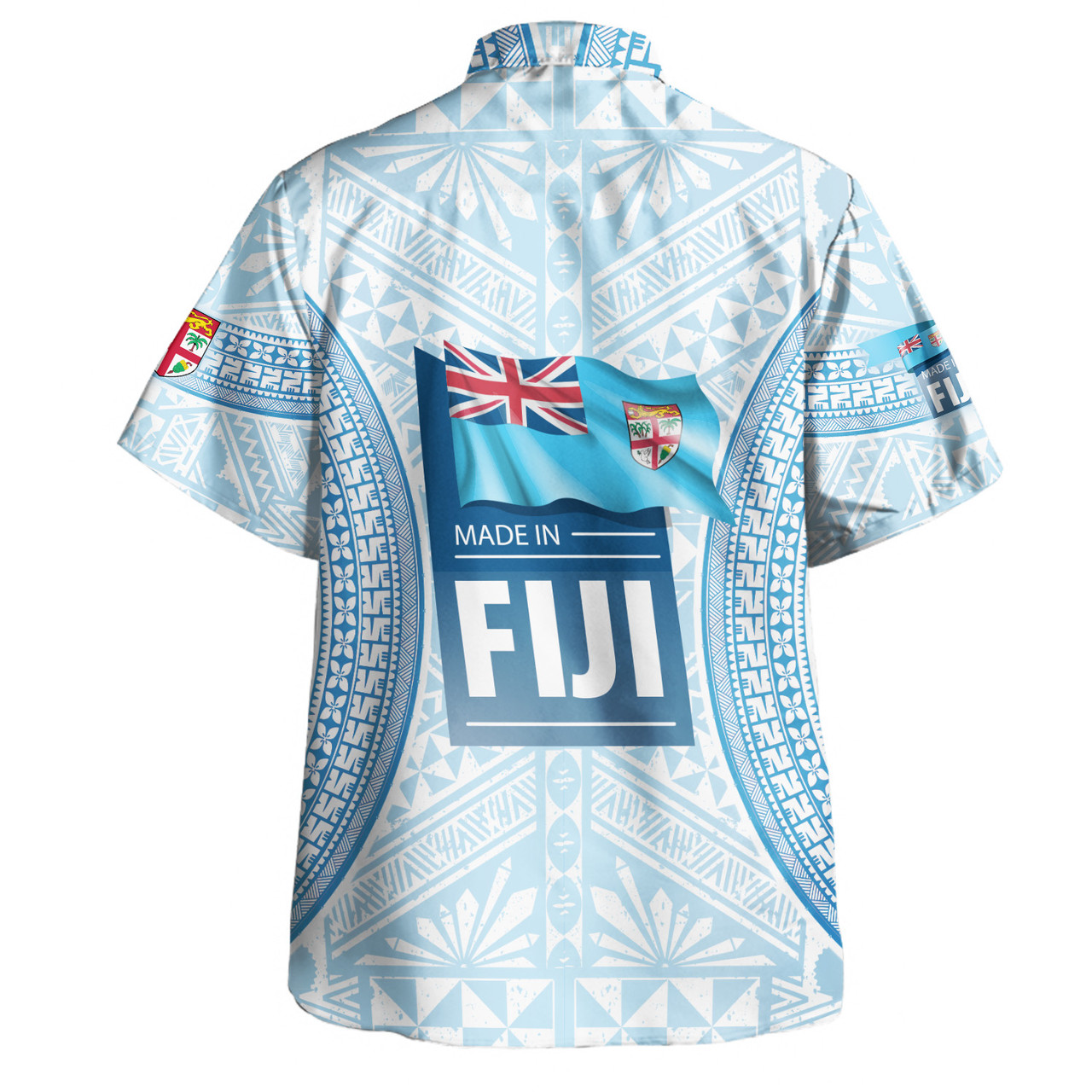 Fiji Hawaiian Shirt Fijian Tapa Style