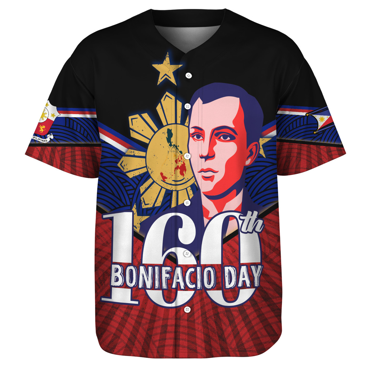 Philippines Filipinos Baseball Shirt Celebrate Bonifacio Day