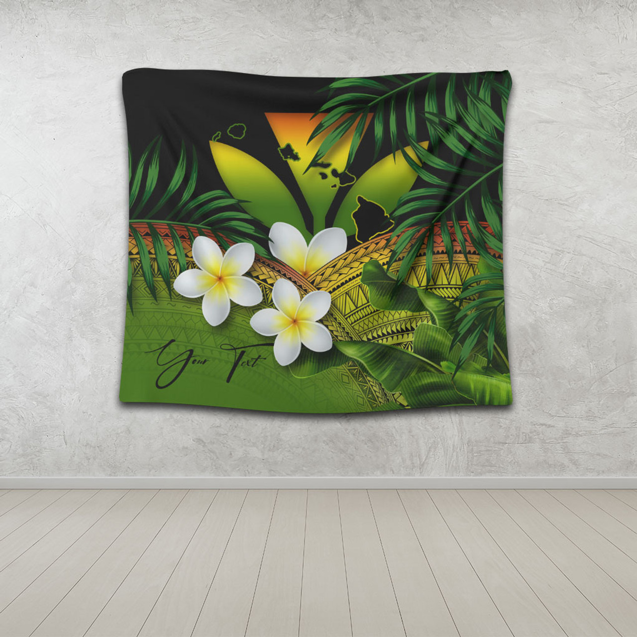 Hawaii Tapestry Custom Kanaka Polynesian Tropical