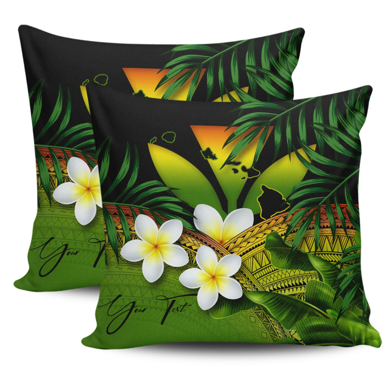 Hawaii Pillow Cover Custom Kanaka Polynesian Tropical