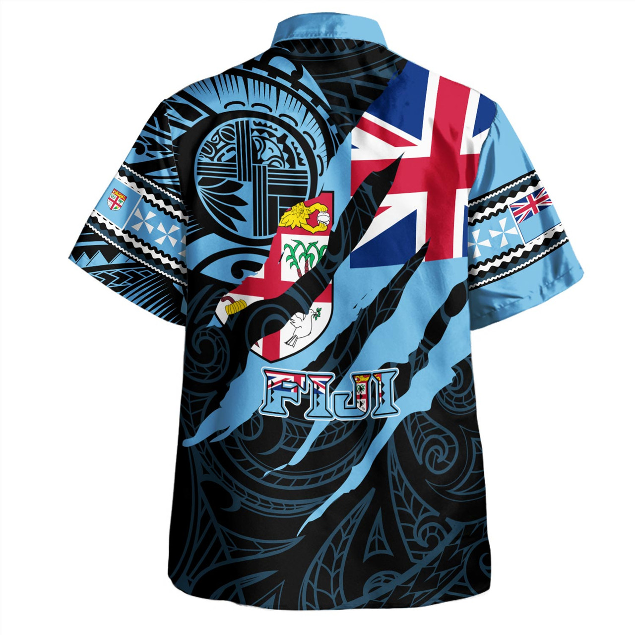 Fiji Hawaiian Shirt Custom Fiji In My Heart Polynesian Style