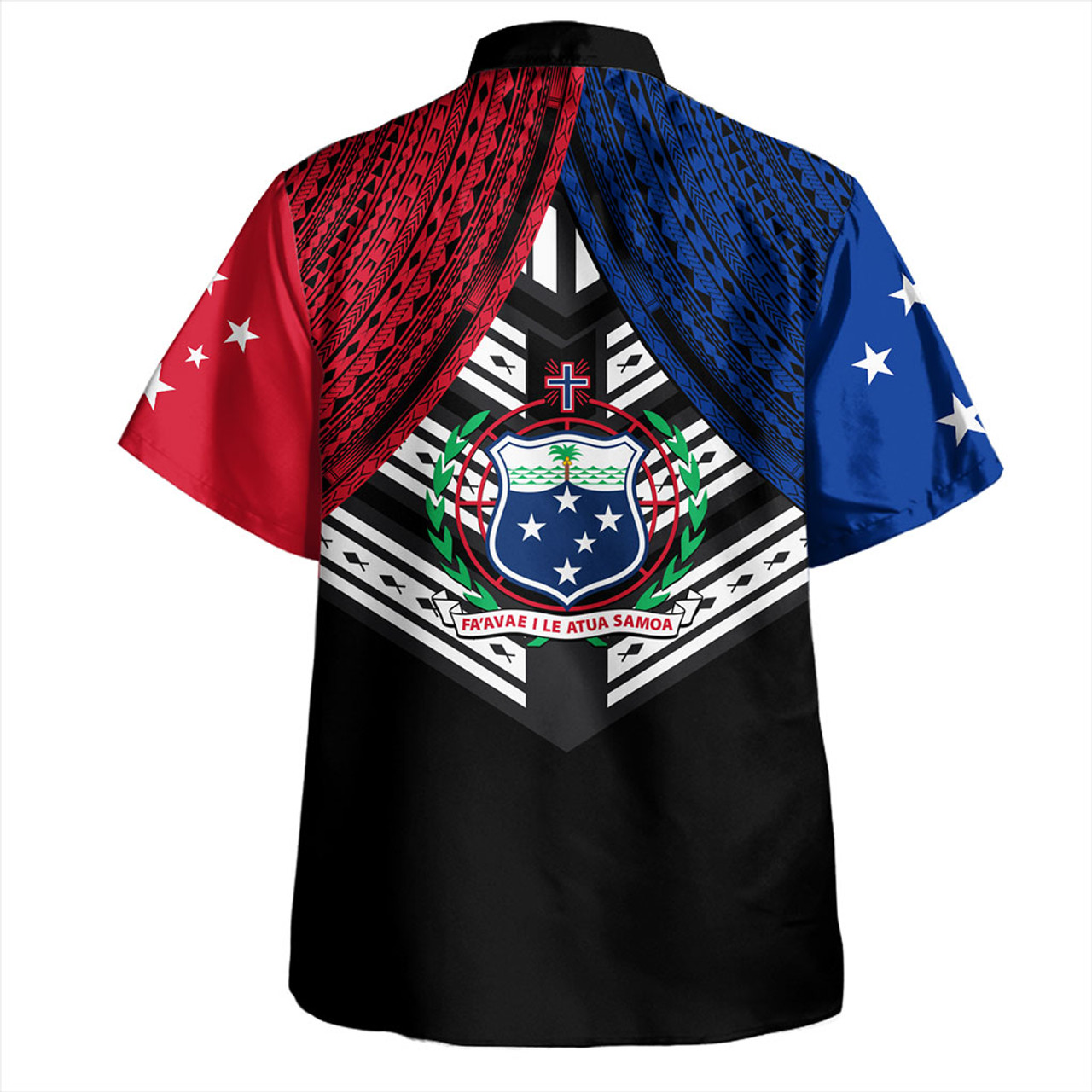 Samoa Hawaiian Shirt Tribal Pacific Design