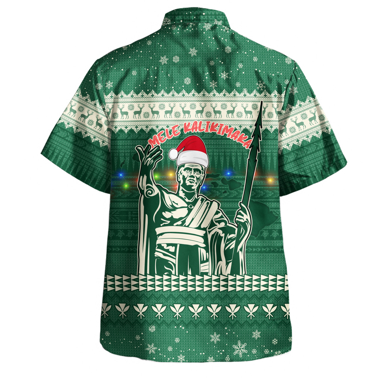 Hawaii Hawaiian Shirt Christmas Hawaii King Tribal Pattern