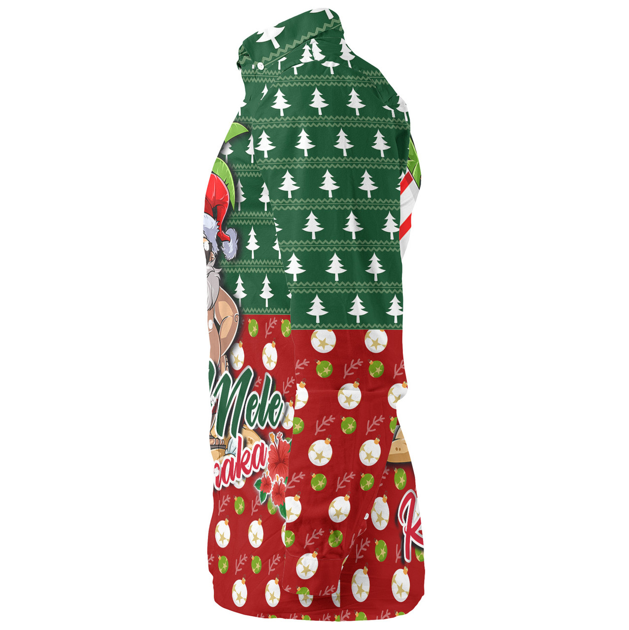 Hawaii Long Sleeve Shirt Mele Kalikimaka Hawaii Christmas Patterns