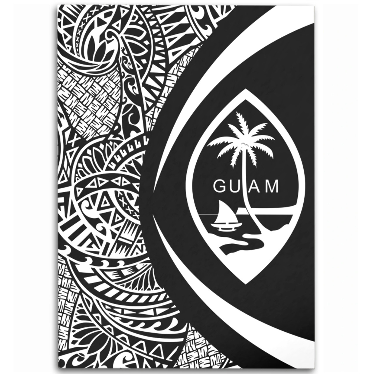 Guam Area Rug Lauhala White Circle Style