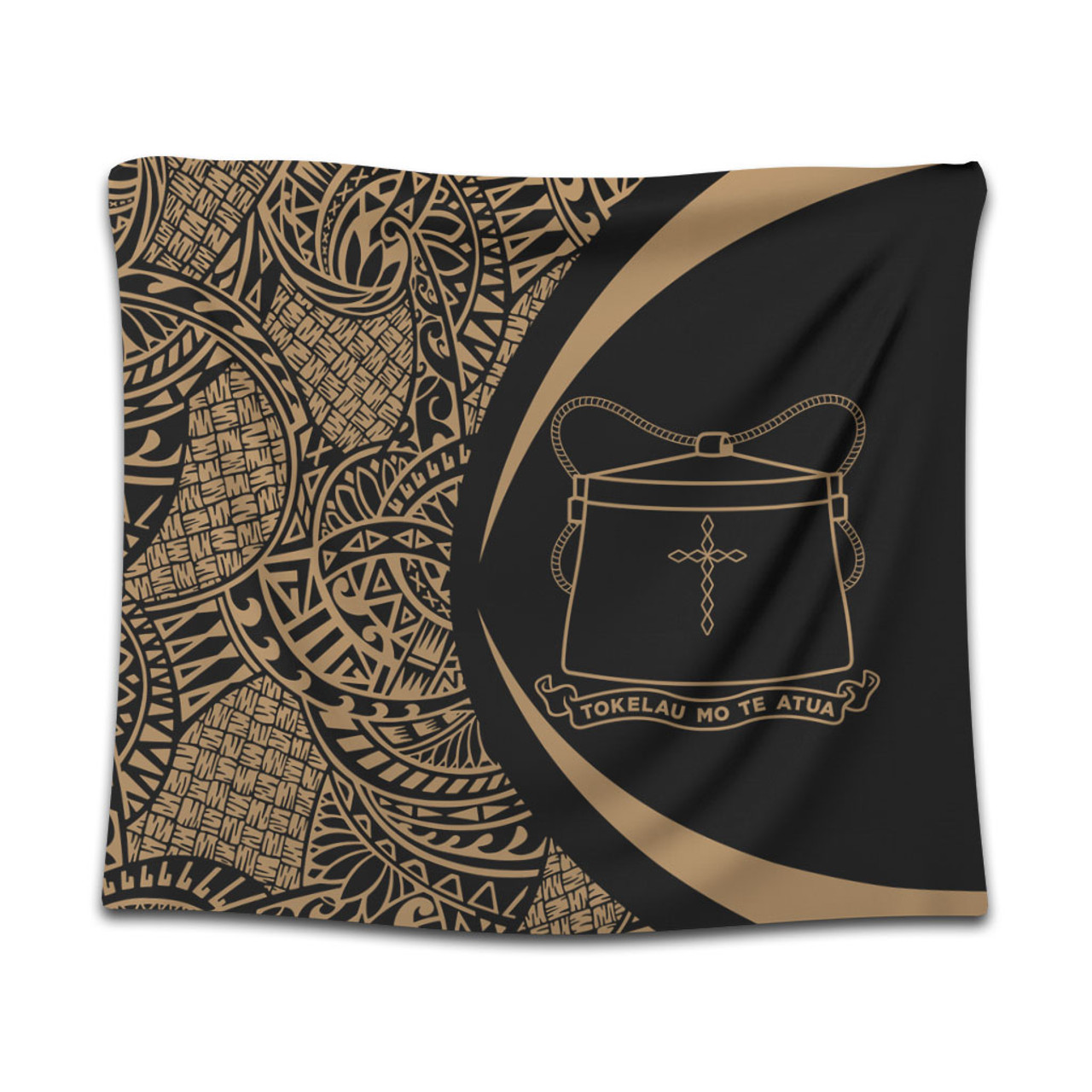 Tokelau Tapestry Lauhala Gold Circle Style