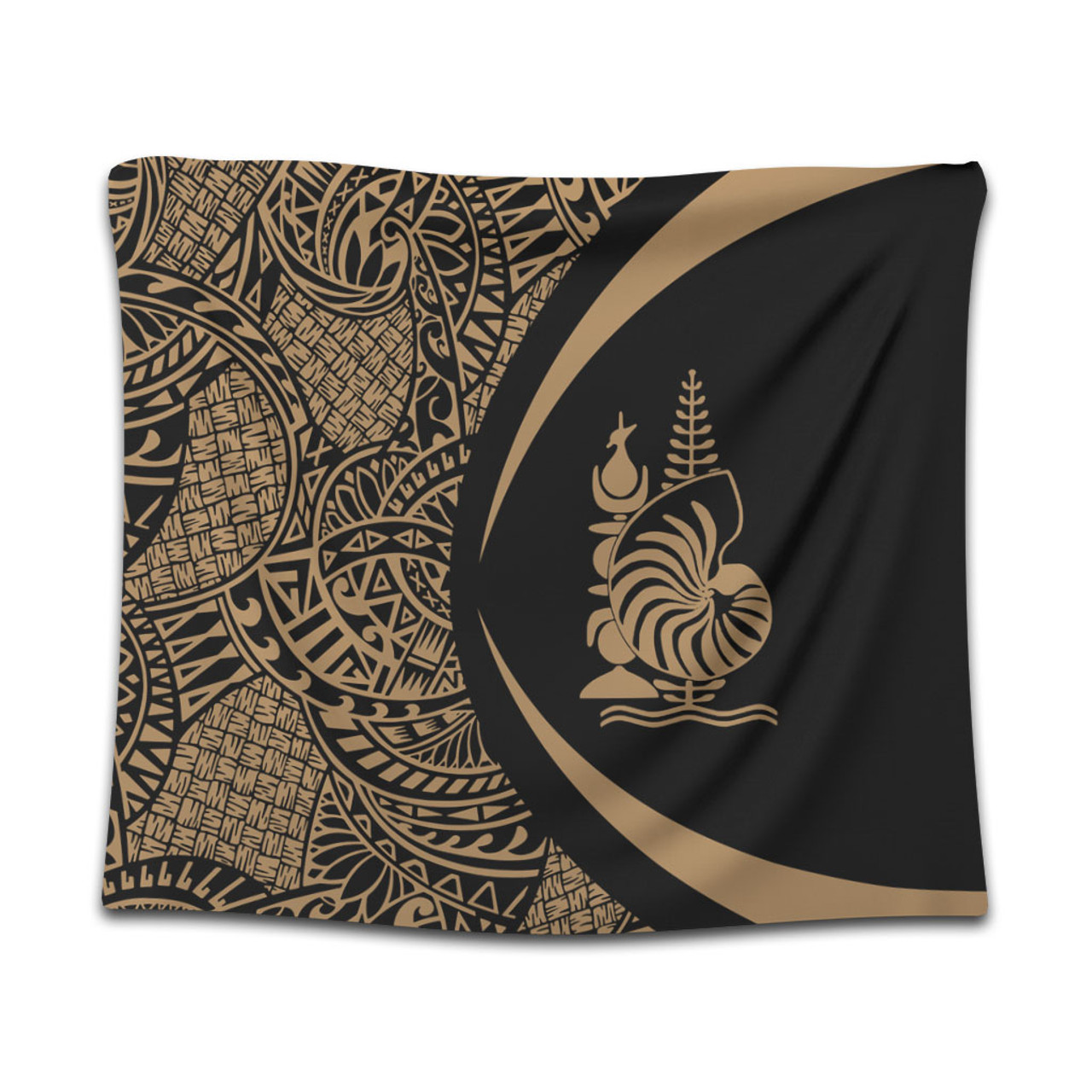 New Caledonia Tapestry Lauhala Gold Circle Style