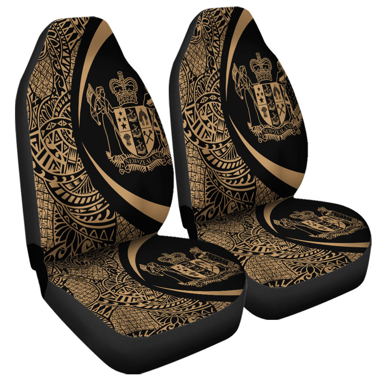 New Zealand Car Seat Covers Lauhala Gold Circle Style