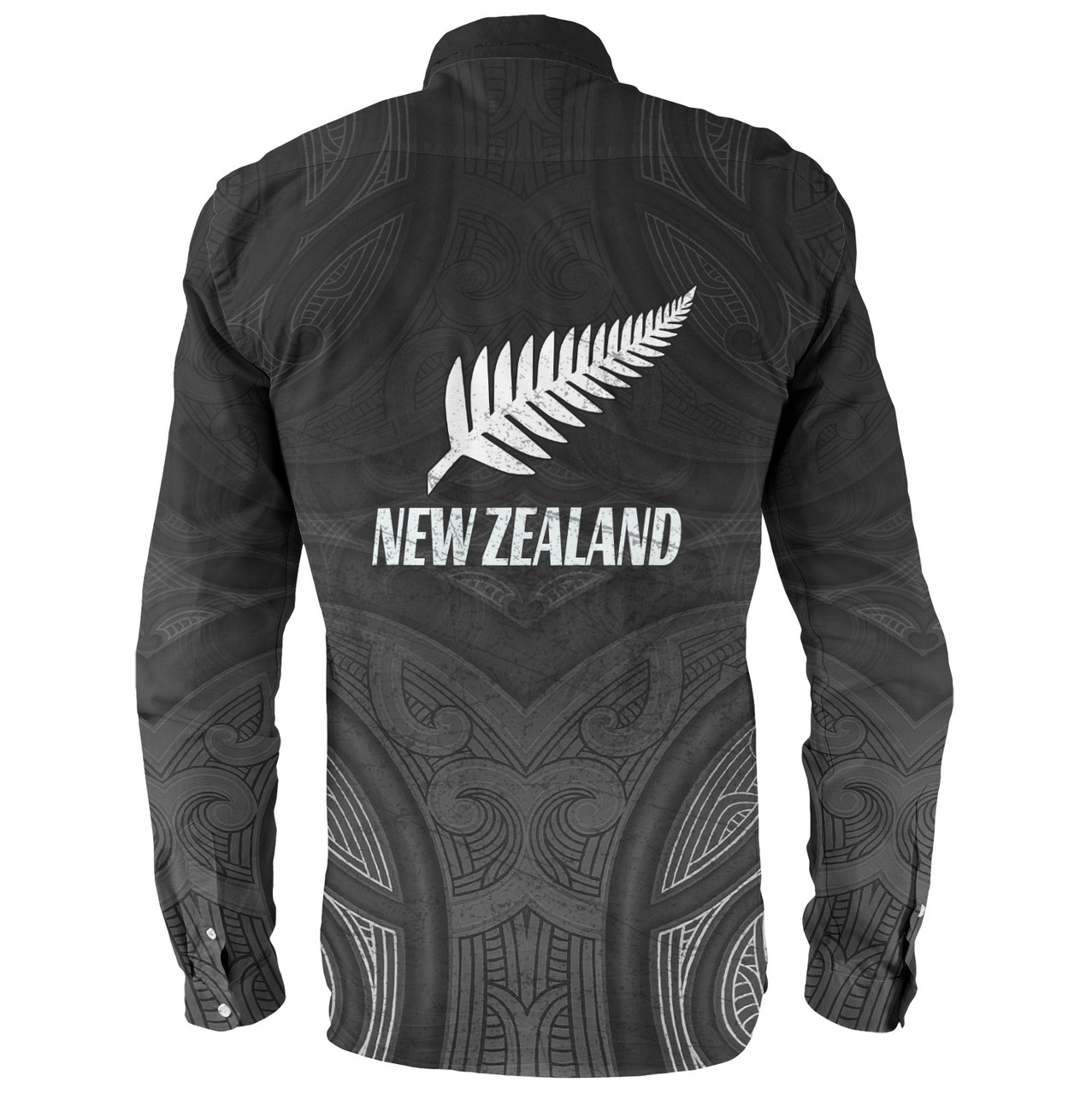 New Zealand Long Sleeve Shirt Rugby Ball Style