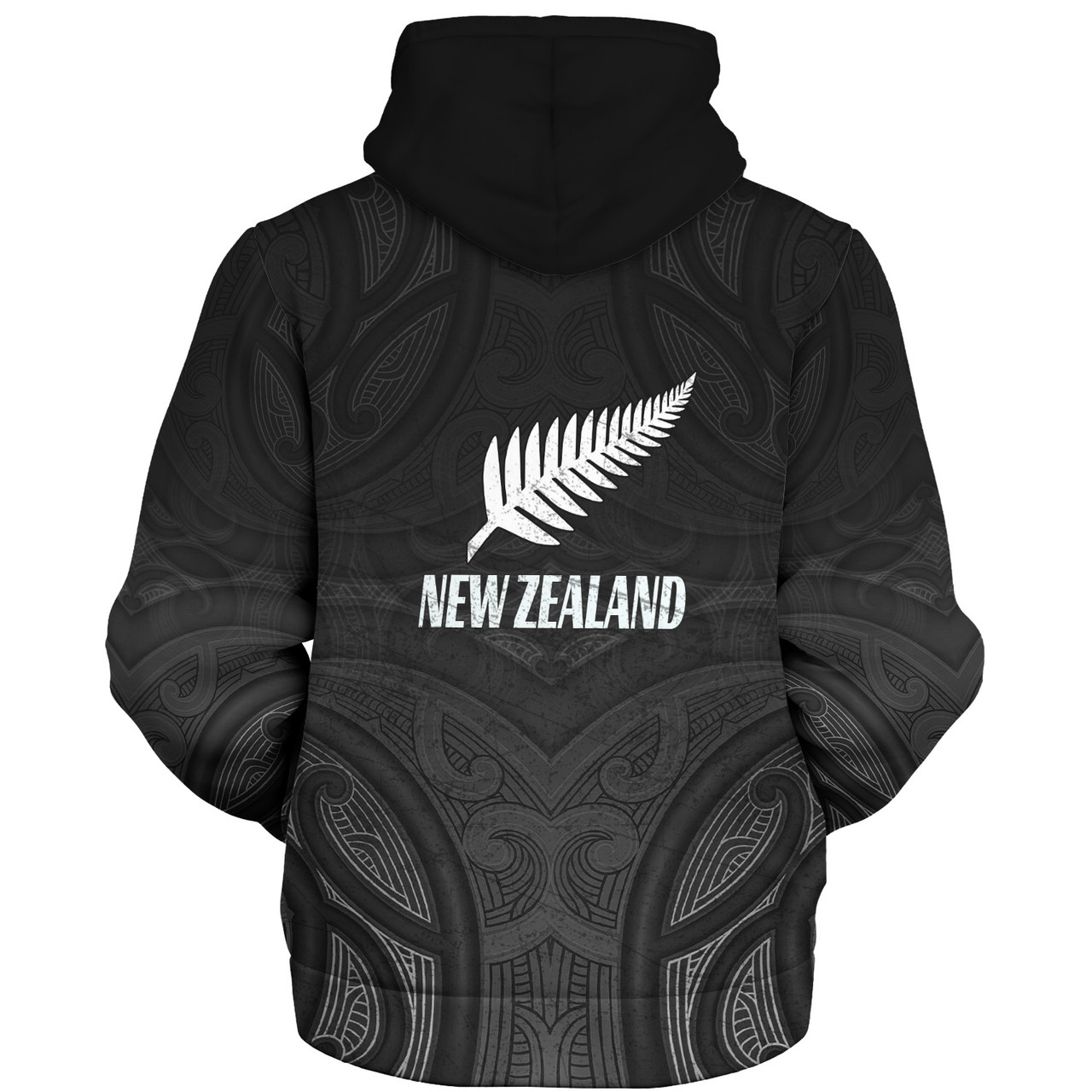 New Zealand Sherpa Hoodie Rugby Ball Style