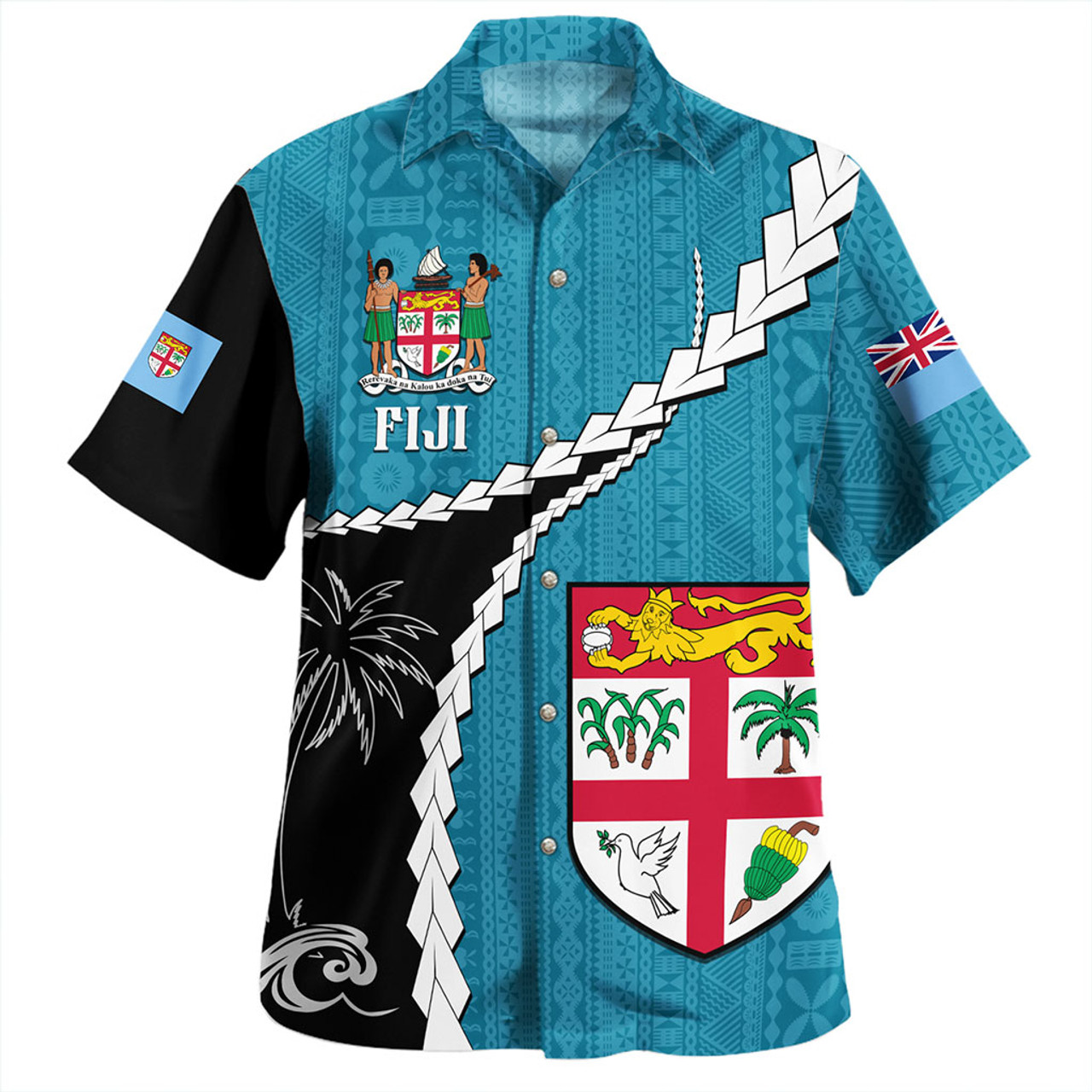 Fiji Hawaiian Shirt Masi Rugby