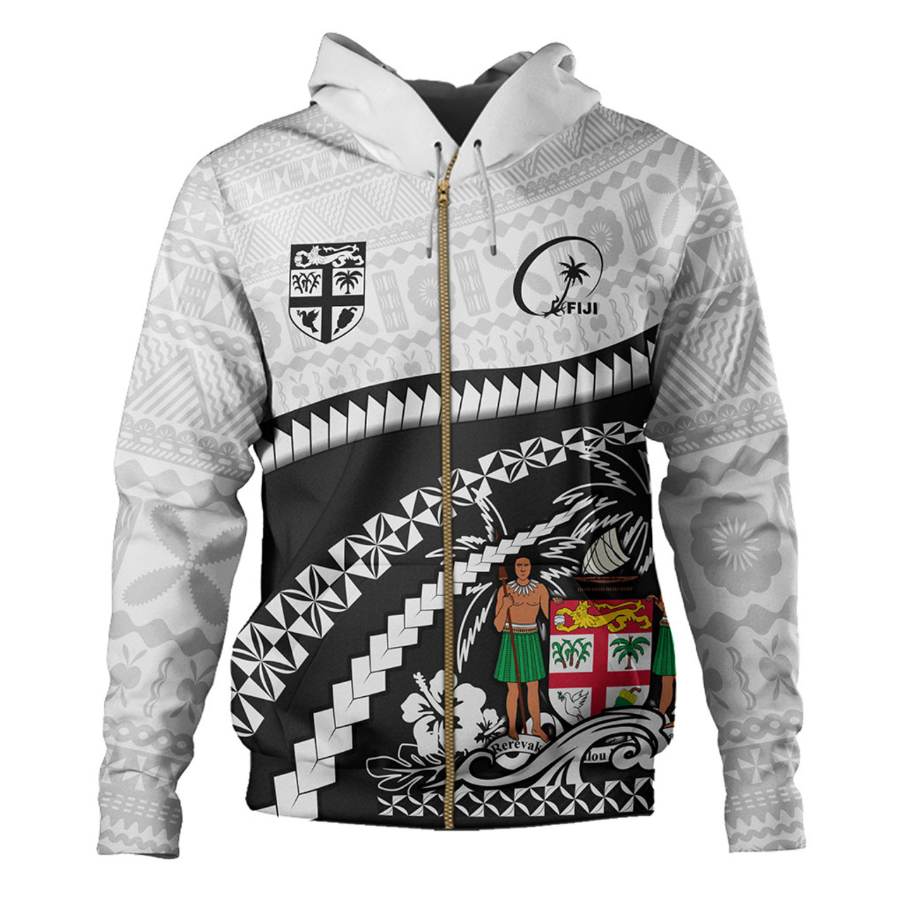 Fiji Hoodie Bula Rugby Style