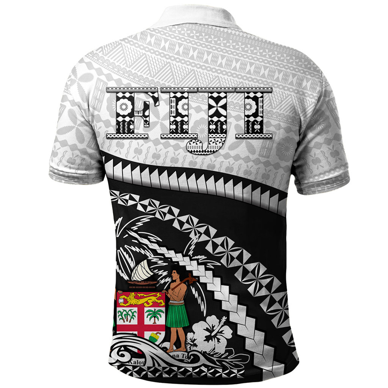 Fiji Polo Shirt Bula Rugby Style