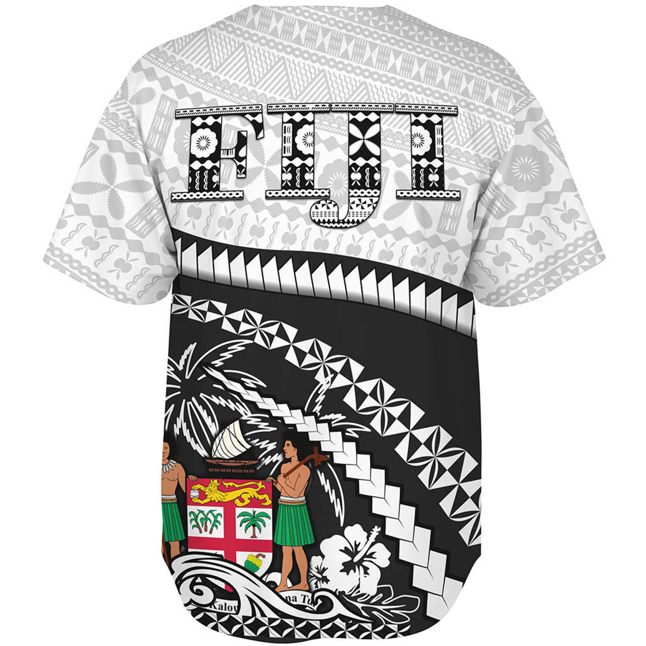 Fiji Baseball Shirt Bula Rugby Style