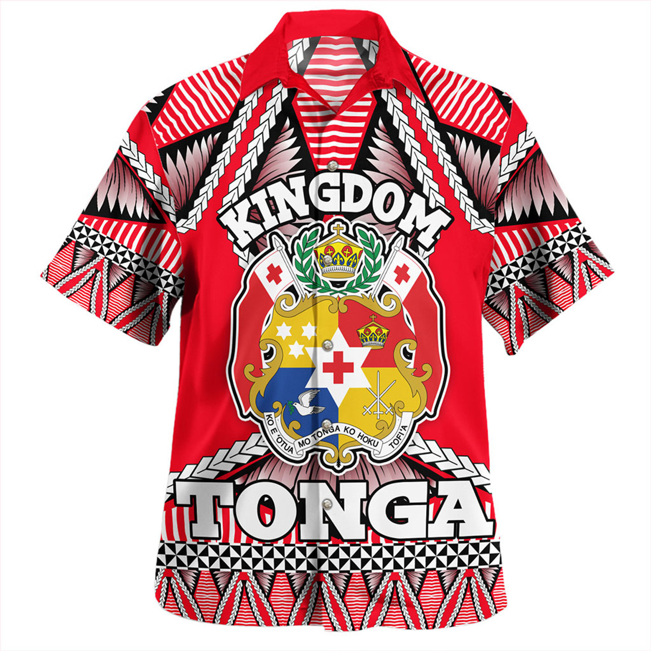 Tonga Hawaiian Shirt Kingdom Ngatu Sport Style