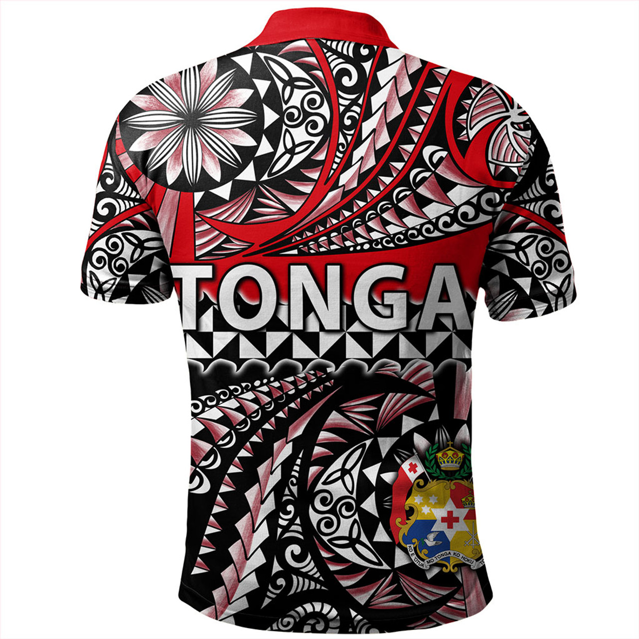 Tonga Polo Shirt Polynesian Tattoo Tongan Tapa