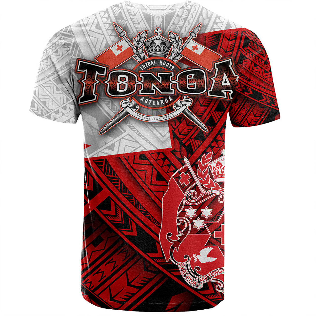 Tonga T-Shirt Polynesian Tattoo Tribal Roots