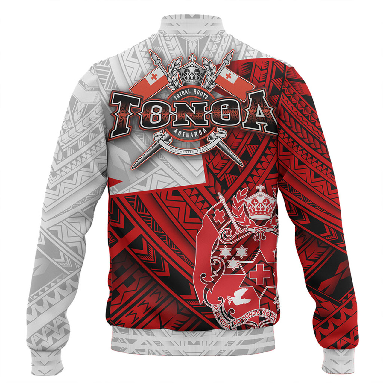 Tonga Baseball Jacket Polynesian Tattoo Tribal Roots