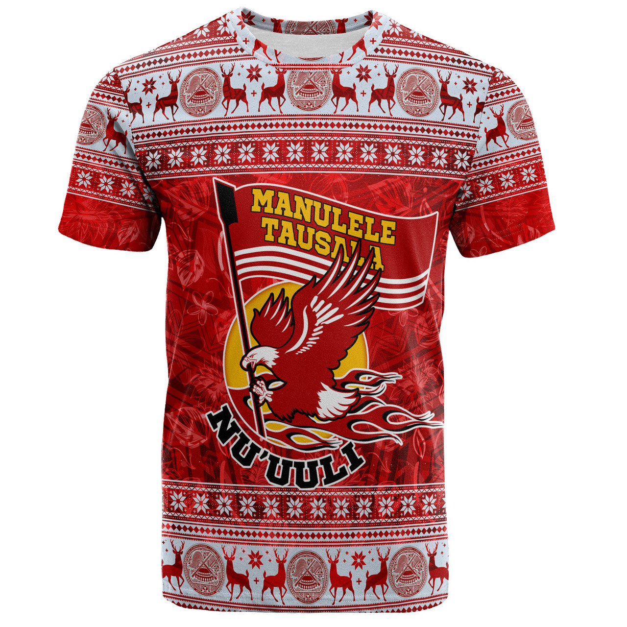 American Samoa T-Shirt Nu'uuli Christmas Style