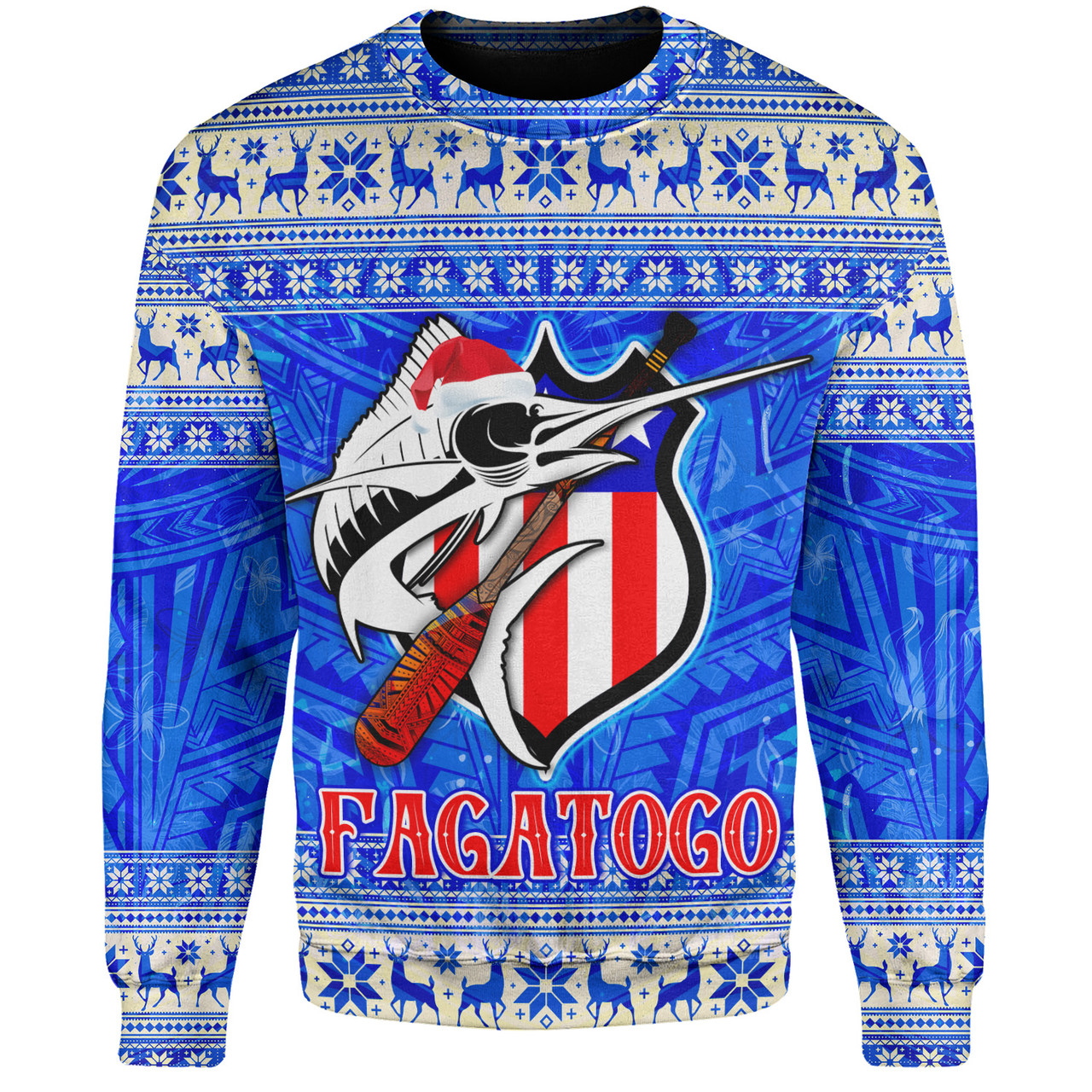 American Samoa Sweatshirt Fagatogo Christmas Style