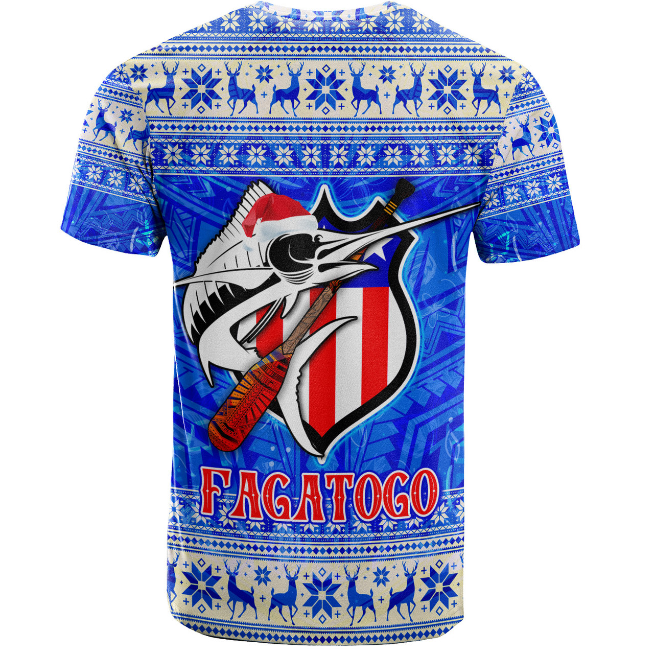 American Samoa T-Shirt Fagatogo Christmas Style
