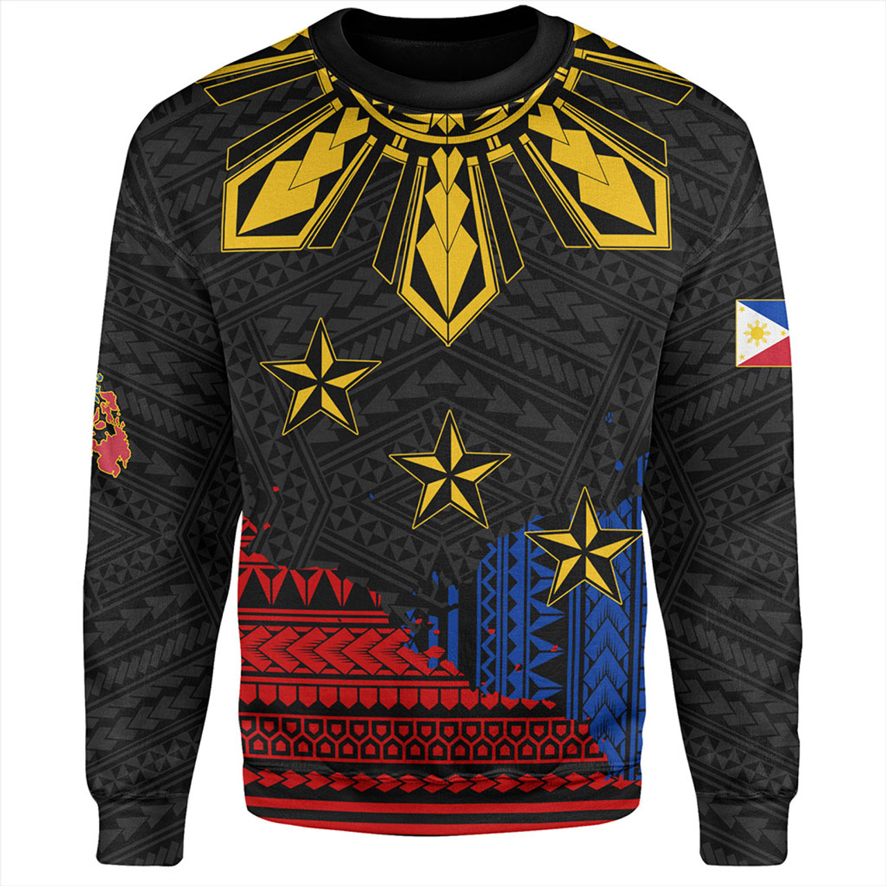 Philippines Filipinos Sweatshirt Tribal Sport Style