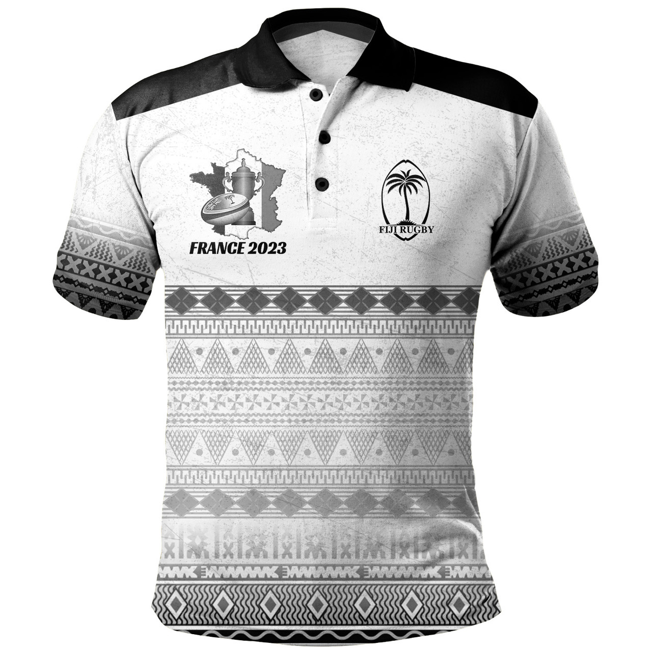 Fiji Polo Shirt Fijian Rugby Style