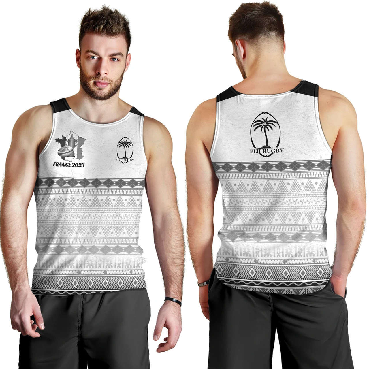 Fiji Tank Top Fijian Rugby Style