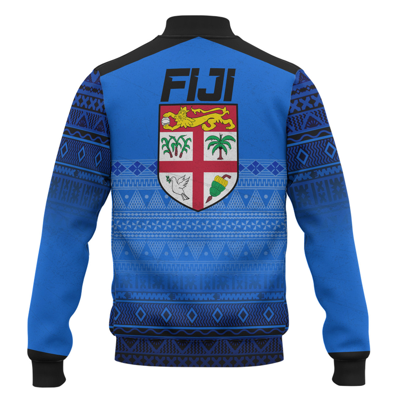 Fiji Baseball Jacket Fijian Rugby Style