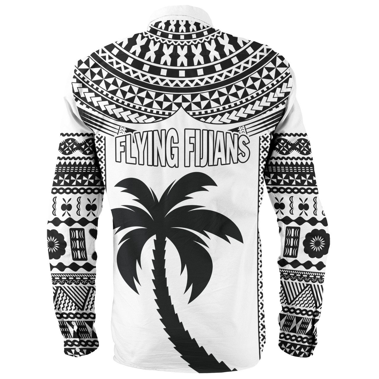 Fiji Sweatshirt Custom Fiji Rugby X RWC 2023 Flying Fijians Supporter Poly Tribal  Jersey