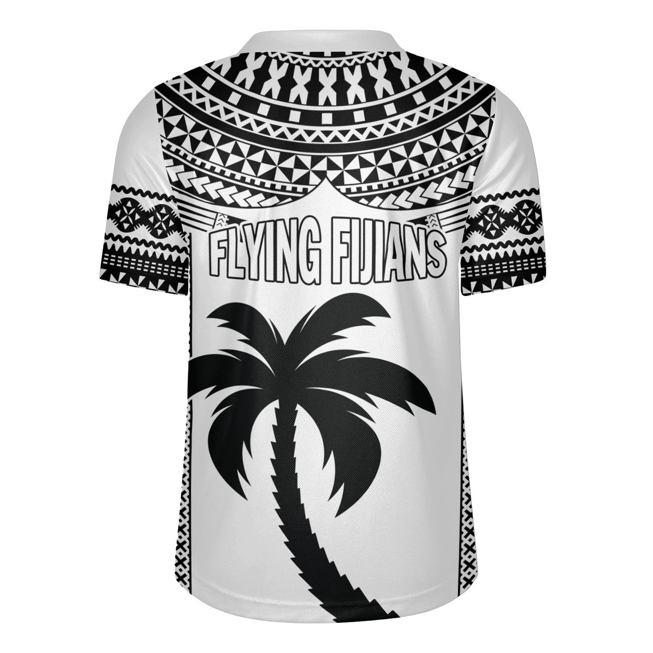 Fiji Rugby Jersey Flying Fijians Rugby Tribal Pattern 2023