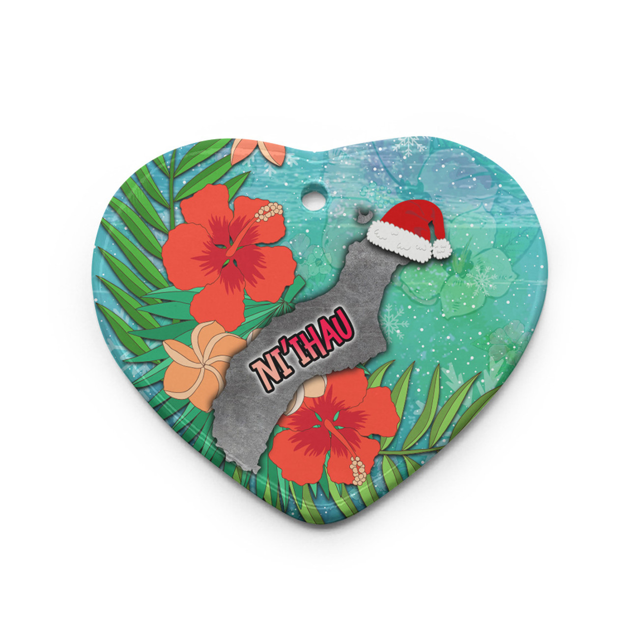 Hawaii Ceramic Ornament Christmas Ni'ihau Island