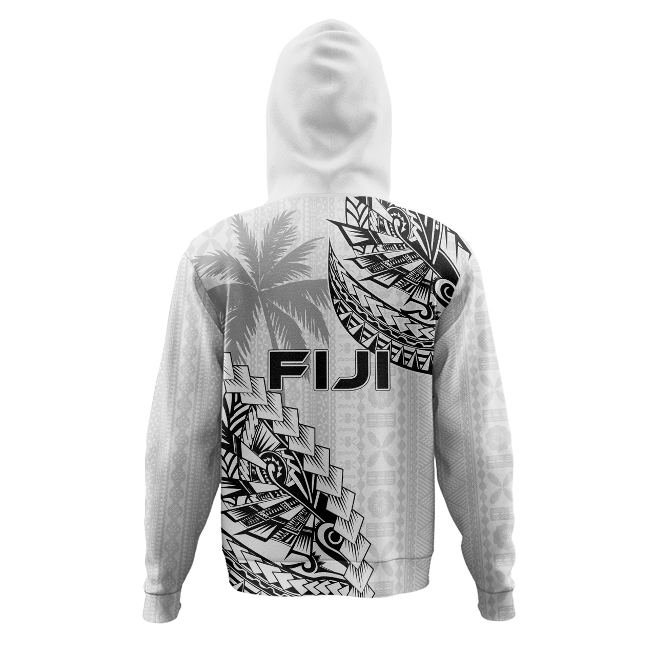 Fiji Hoodie Flying Fijians Polynesian Pattern 2023