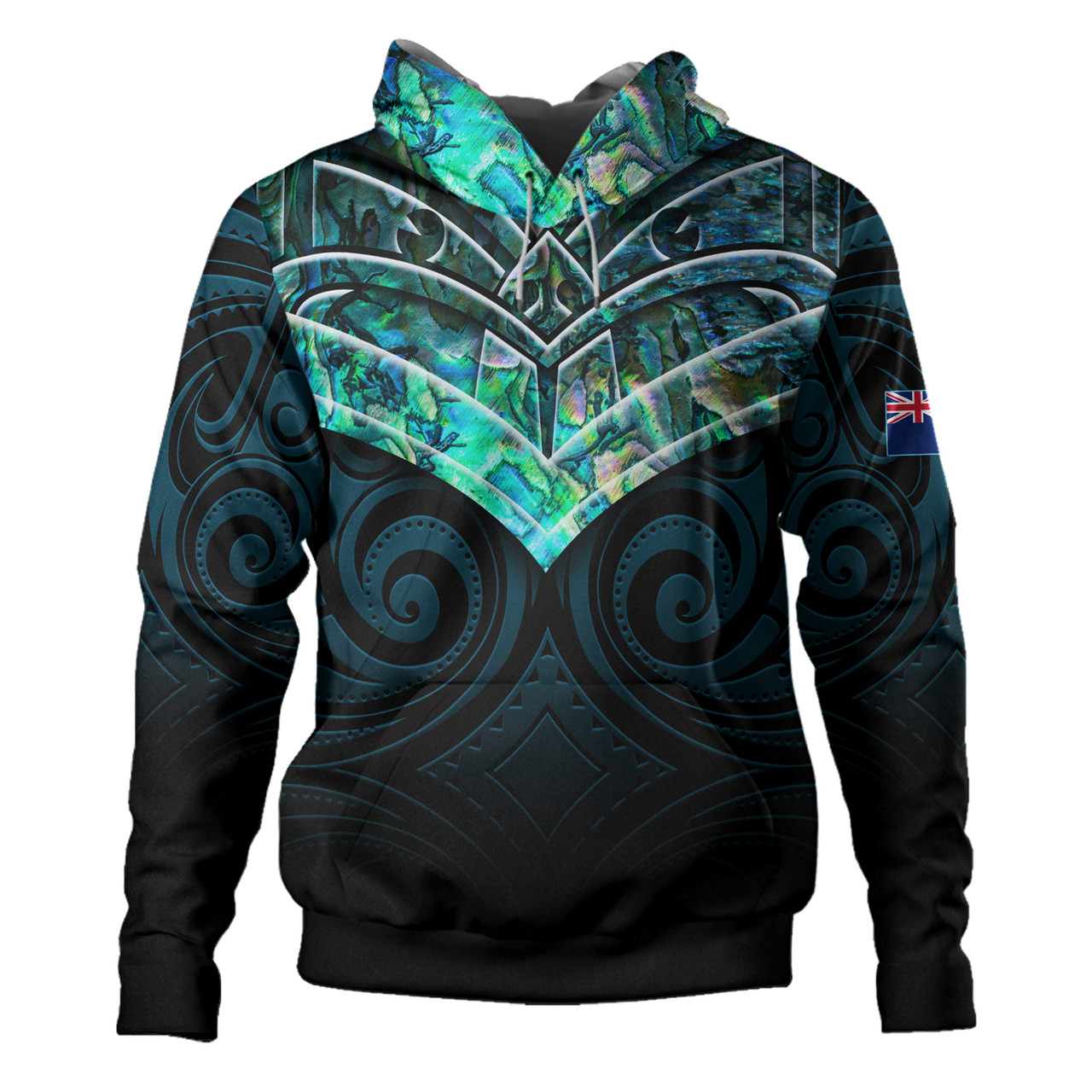 New Zealand Hoodie NZ Warriors Pāua Style