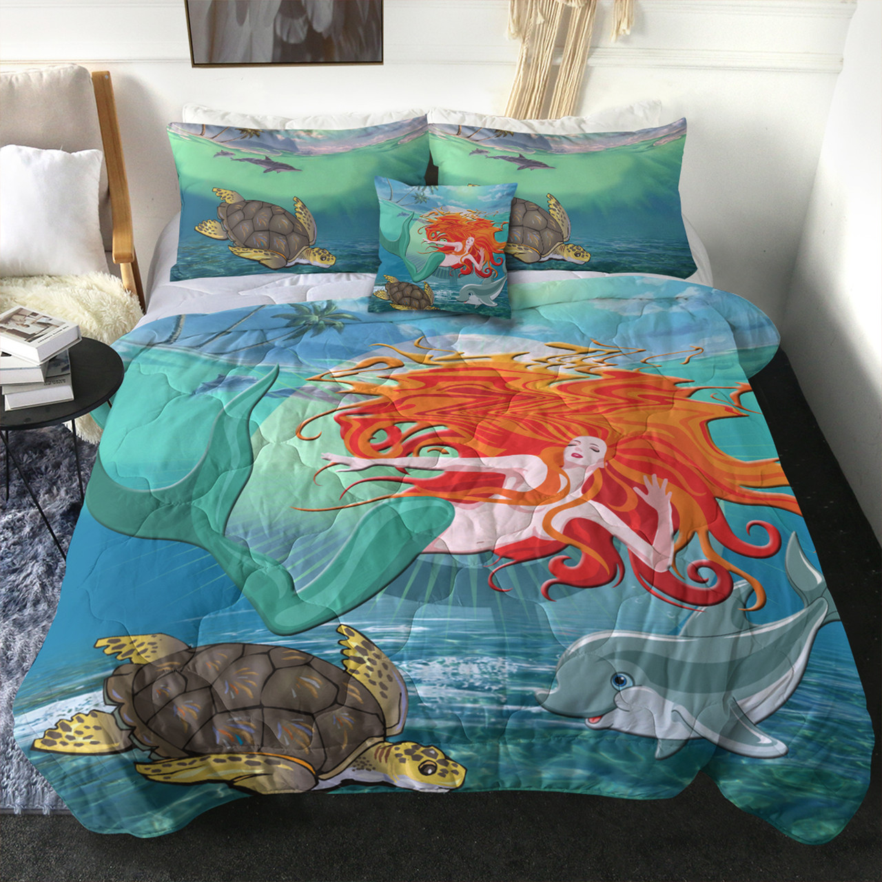Hawaii Comforter Mermaid And Animal
