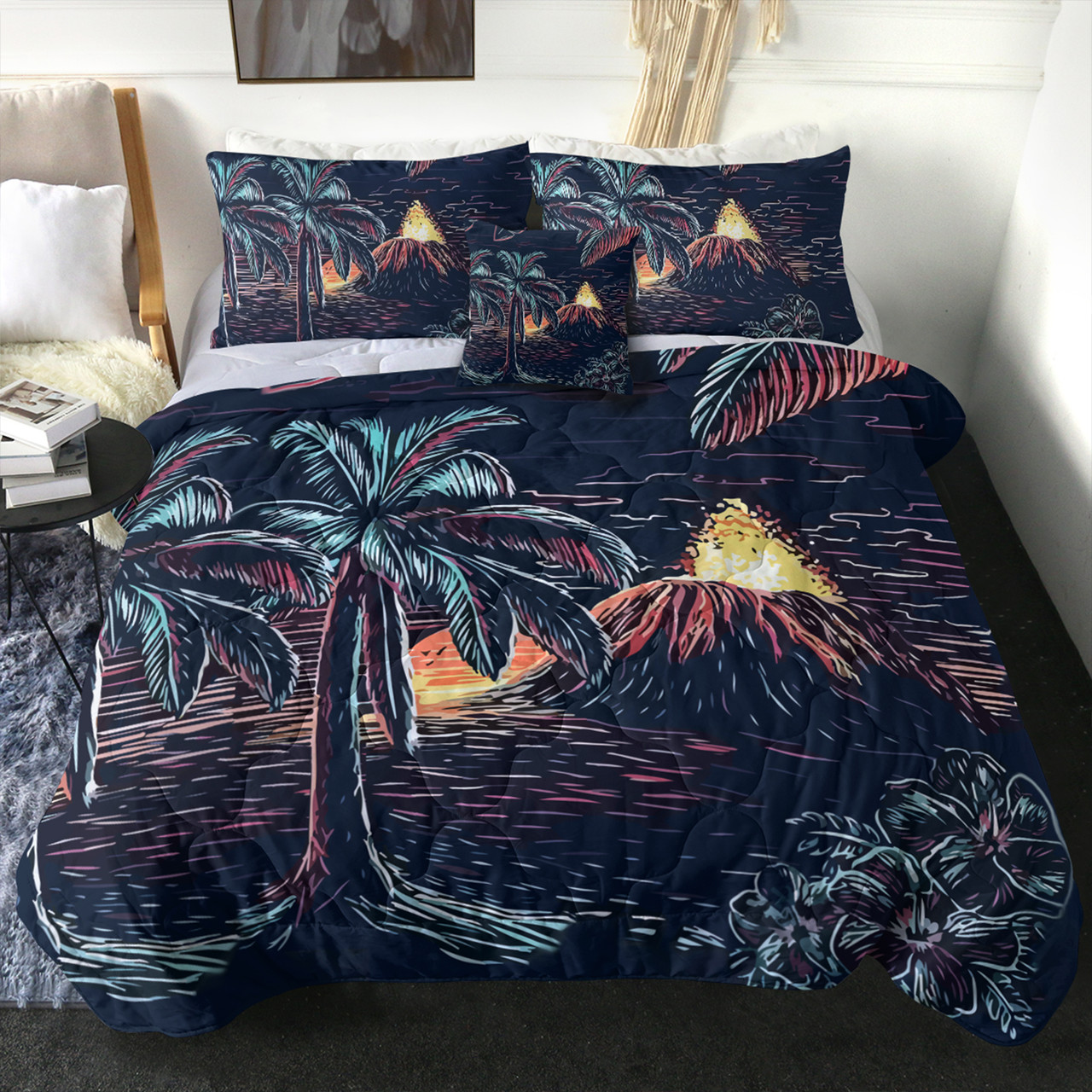 Hawaii Comforter Night On The Land