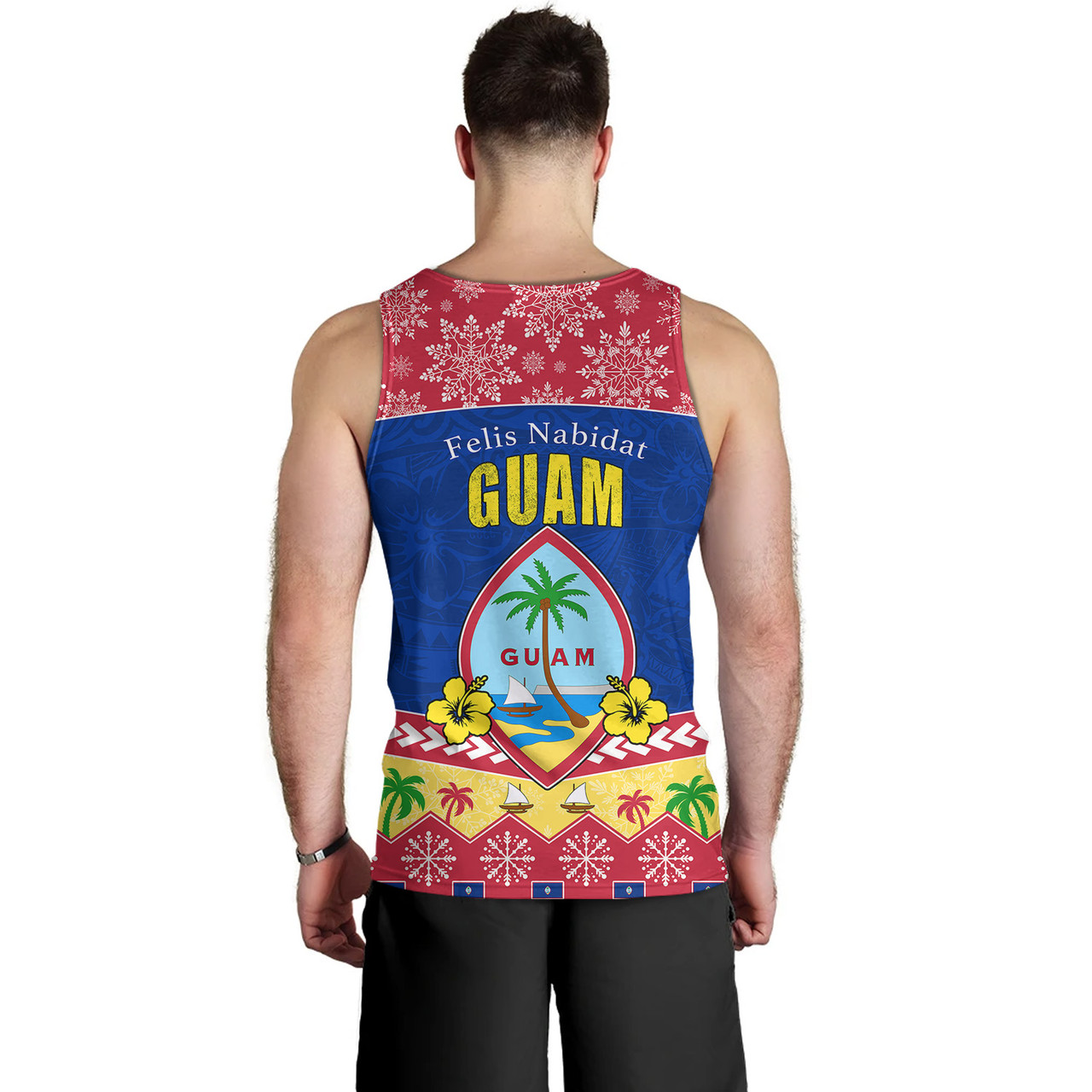 Guam Tank Top Felis Nabidat Polynesian Style