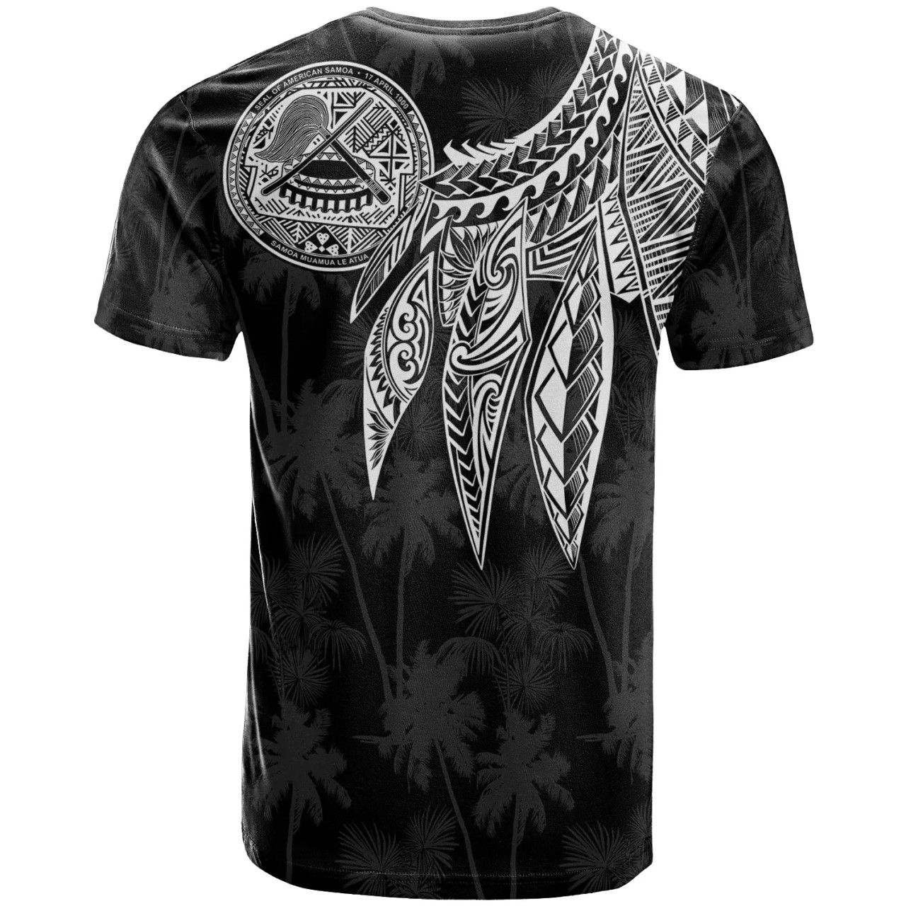 American Samoa Personalised T-shirt - Polynesian Wings (Reggae) 2