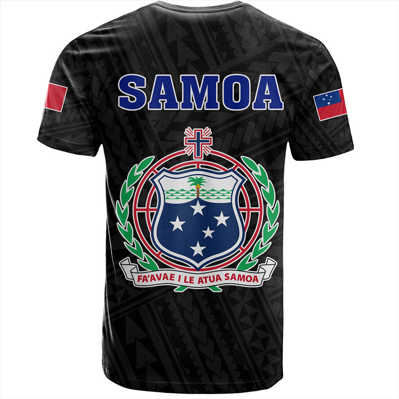 Samoa T-Shirt Floral Ulafala Lei