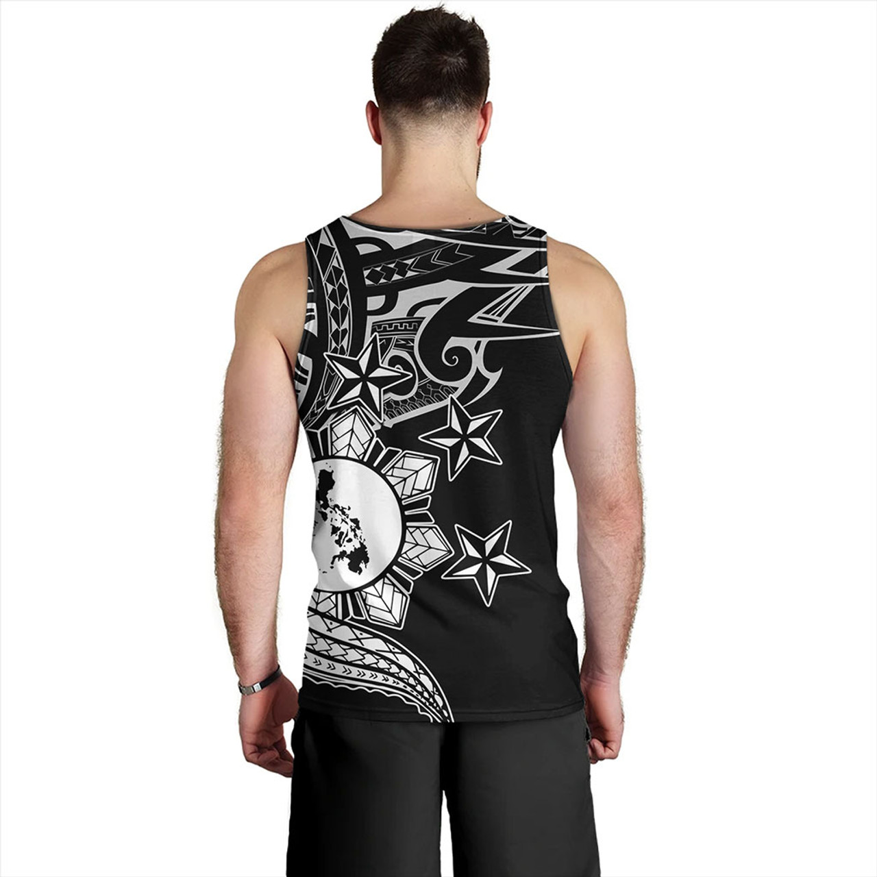 Philippines Filipinos Tank Top Traditional Tribal Tattoo Style