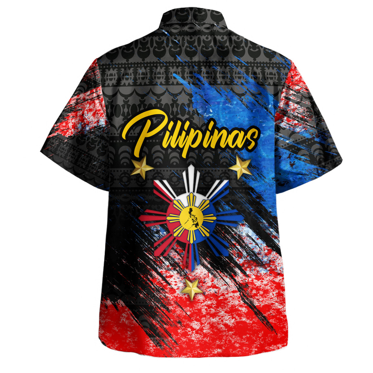 Philippines Filipinos Hawaiian Shirt Pilipinas Sun Grunge Style