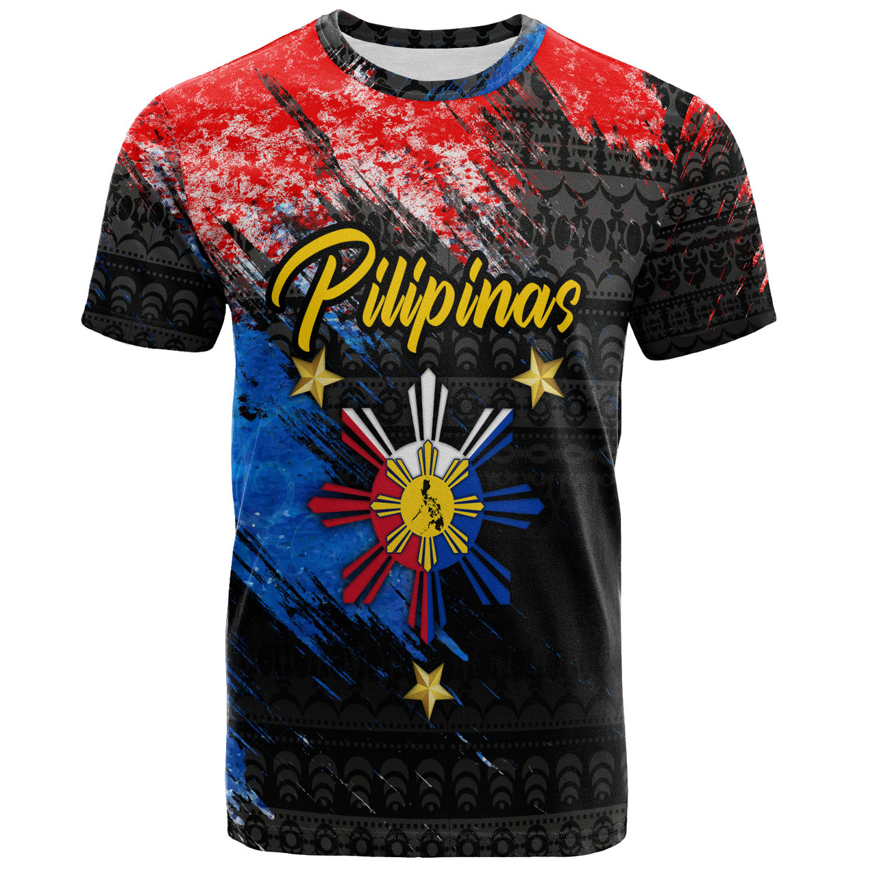 Philippines Filipinos T-Shirt Pilipinas Sun Grunge Style