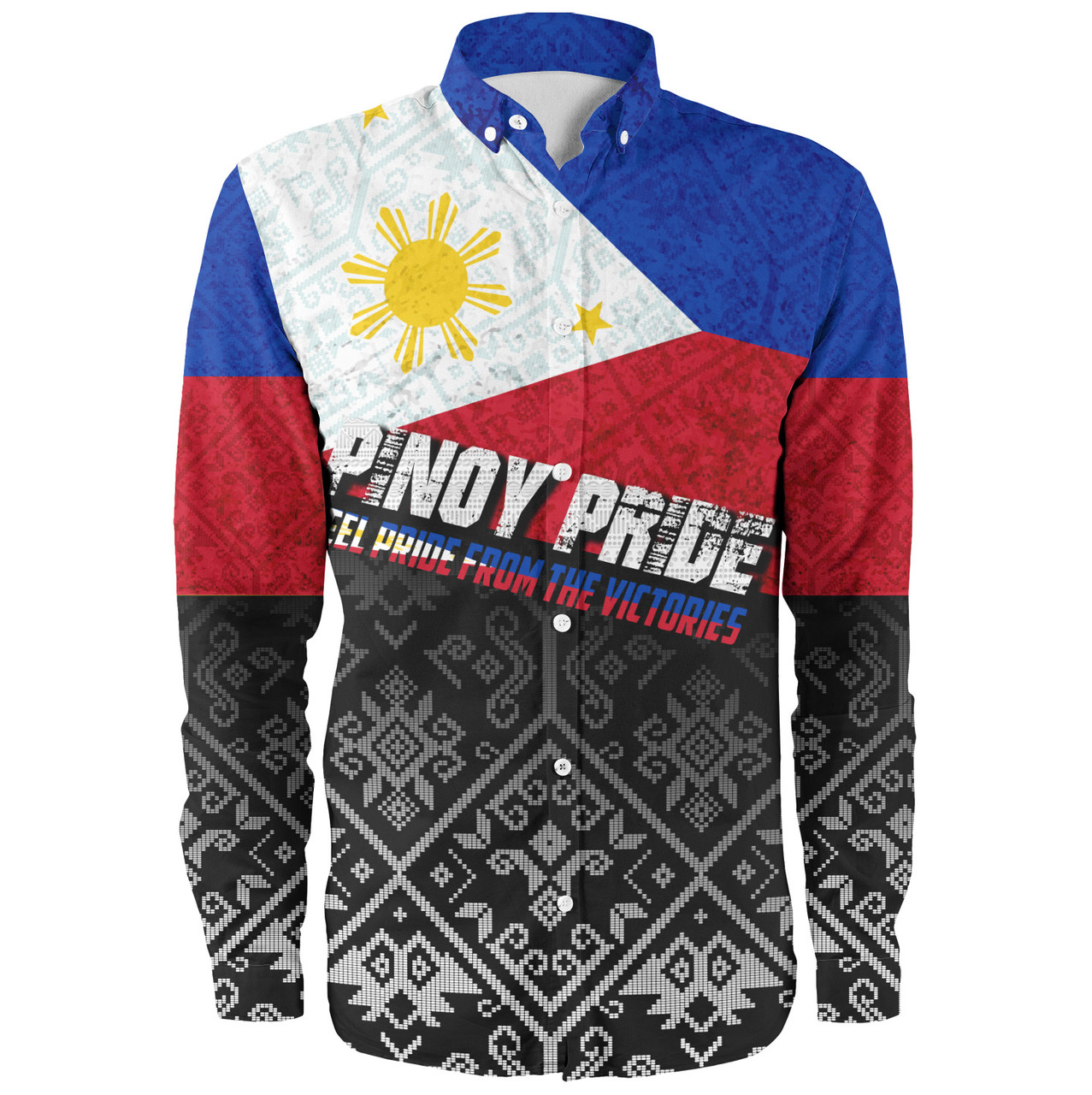 Philippines Filipinos Long Sleeve Shirt Pinoy Pride Grunge Style