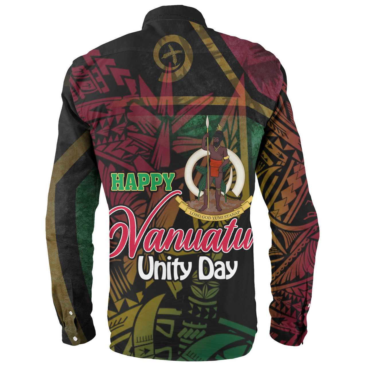 Vanuatu Long Sleeve Shirt Vanuatu Unity Day