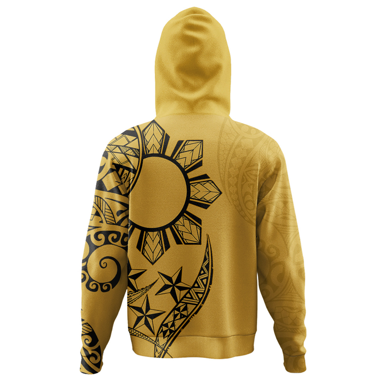 Philippines Hoodie Tanduay Rum Tribal Sun In My Heart Yellow