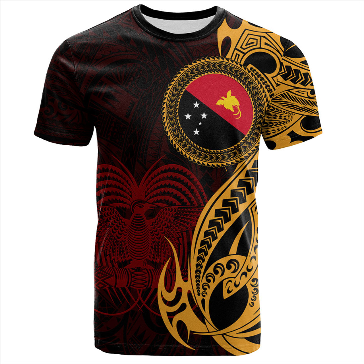 Papua New Guinea T-Shirt PNG Tribal Tattoo Symbols