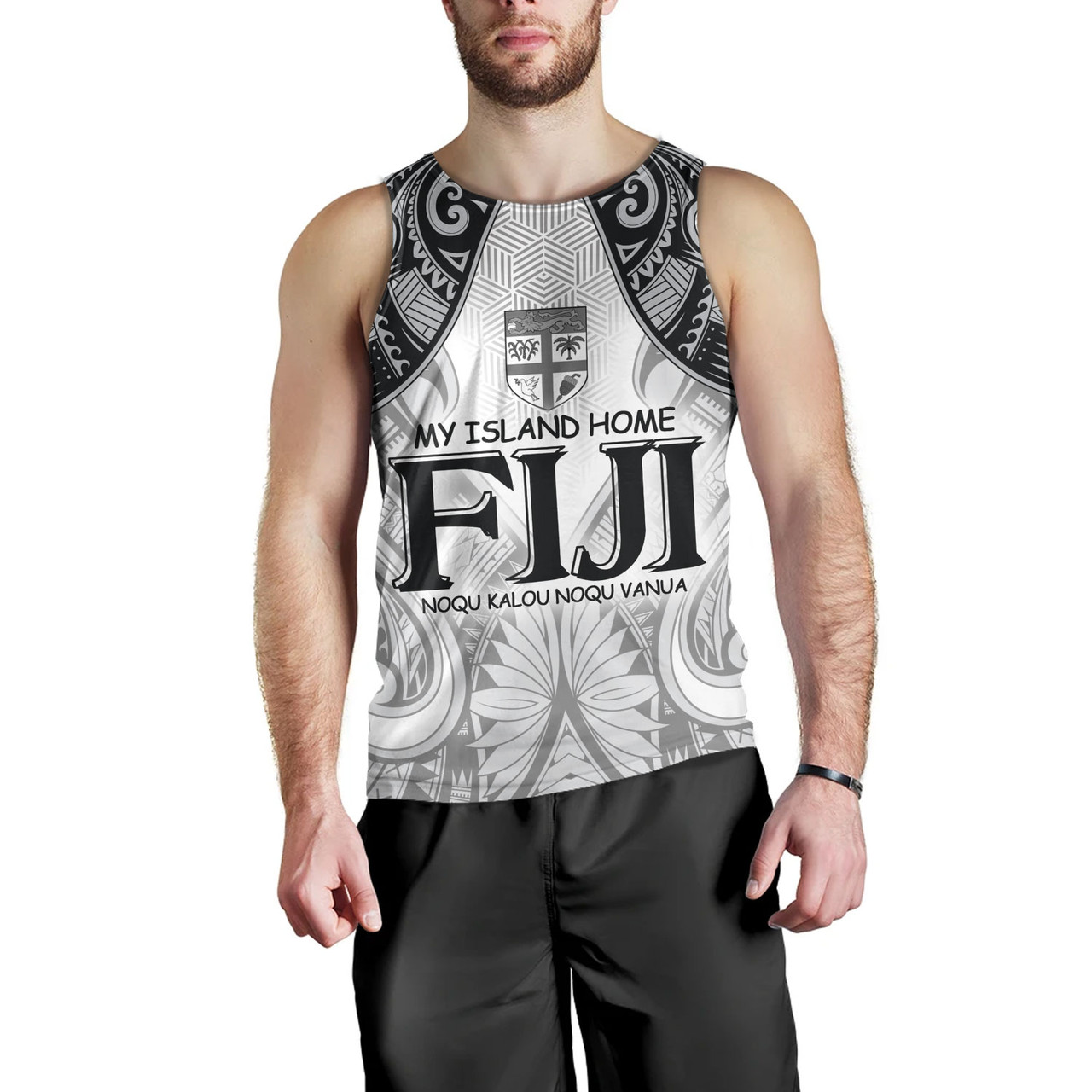 Fiji Tank Top Fiji My Island Home Tribal Patterns