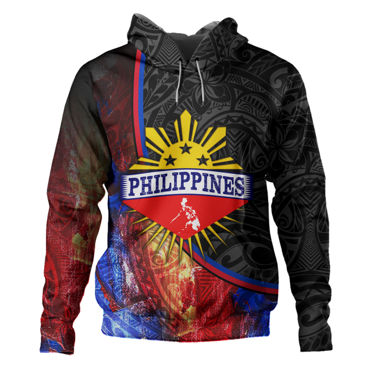 Philippines Filipinos Hoodie Filipinos Sun Grunge Background Style